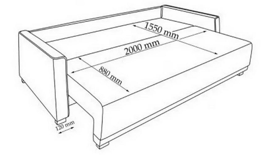 Диван Кельн Константа™ єврокнижка-пантограф Киев - изображение 11