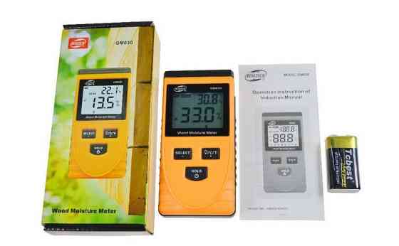 Бесконтактный влагомер стройматериалов 0,5-79,5% BENETECH GM630 Харків