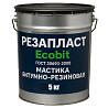 Мастика РЕЗАПЛАСТ Ecobit ведро 5,0 кг кровельная для швов резино-битумная Дніпро