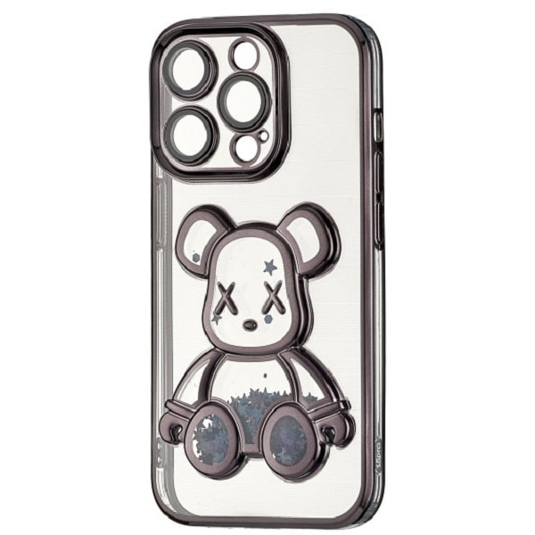 Чохол Shining Bear Case для iPhone 15 Pro Black (Код товару:39360) Харків - зображення 1