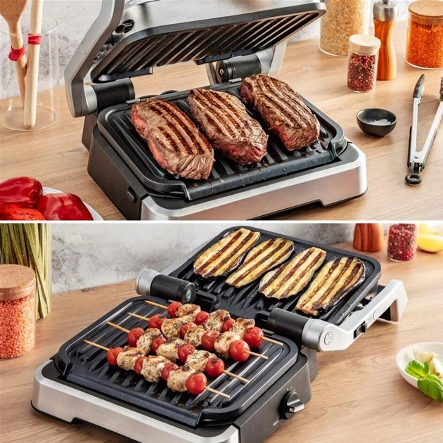 Гриль контактный Tefal OptiGrill GС772D30 2100 Вт Киев - изображение 6