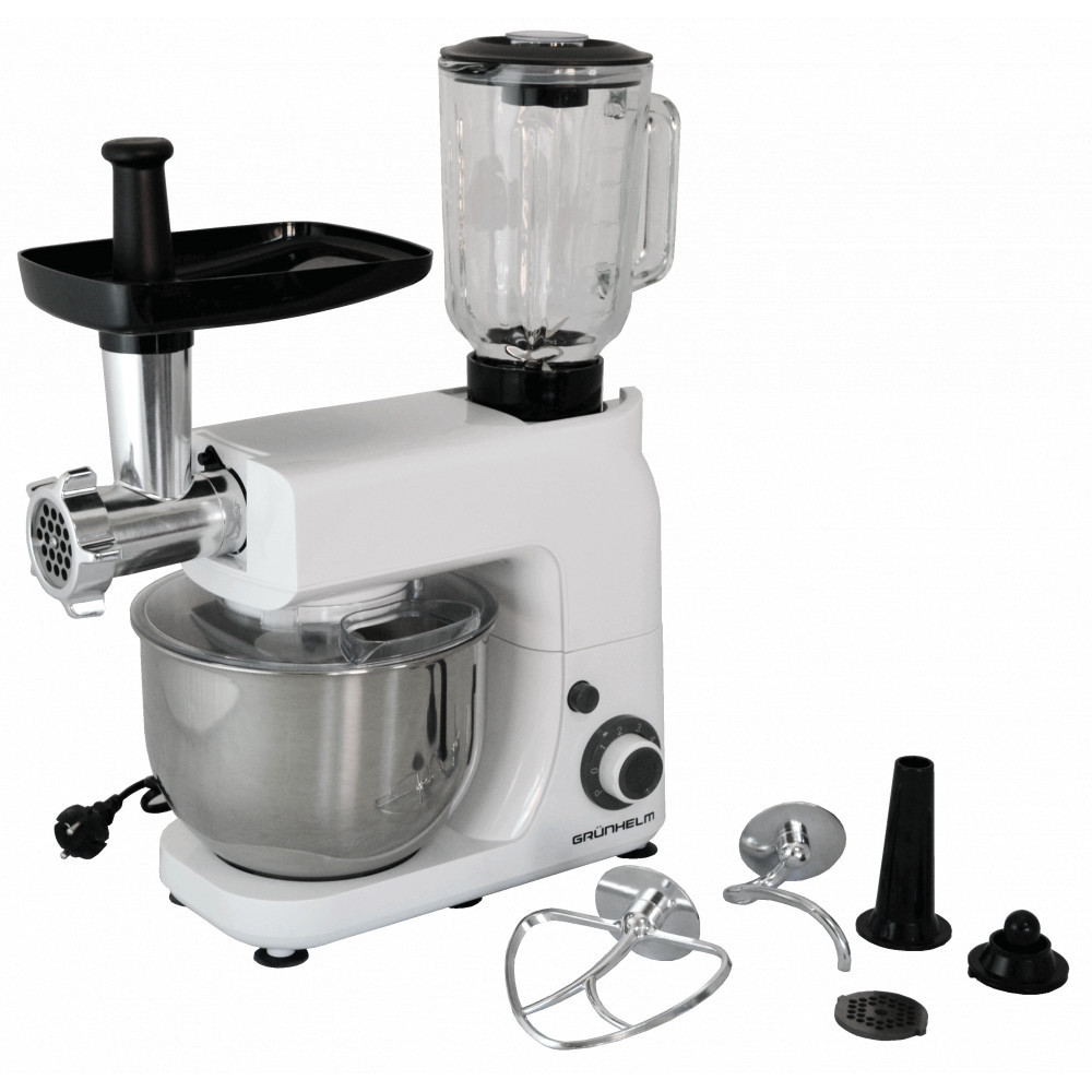 Кухонный комбайн Grunhelm GKM-0020 1800 Вт Київ - зображення 5