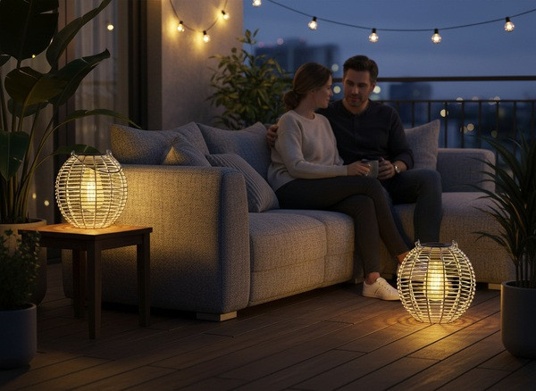 Фонарь садовый на солнечной батарее GardenLine LED 6051 20см белый Одеса - зображення 3
