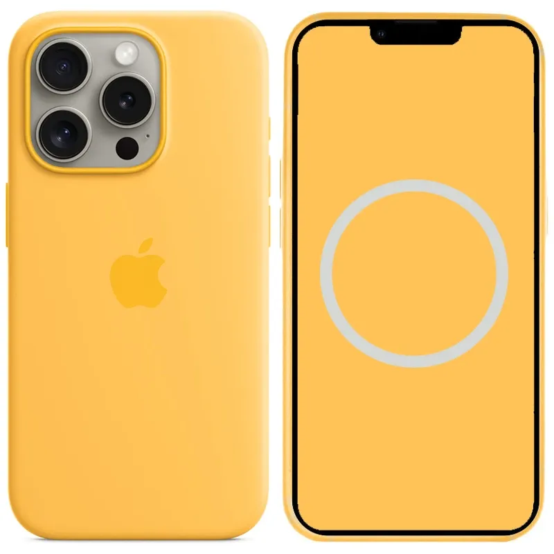 Чехол Silicone case (AAA) with Magsafe and Animation для Apple iPhone 15 Pro (6.1") Херсон - зображення 1