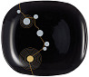 Тарілка десертна Luminarc Sequins Black D8095 19х21 см Київ