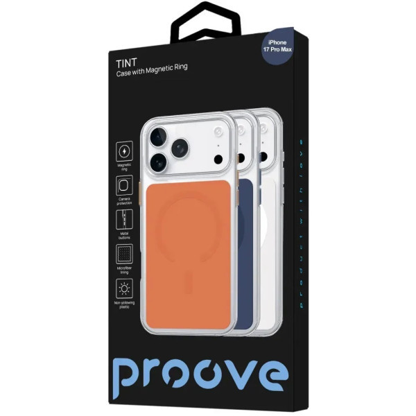 Чохол Proove Tint with Magnetic Ring для iPhone 17 Pro Max White (PCTCIP17PM14) Харьков - изображение 3