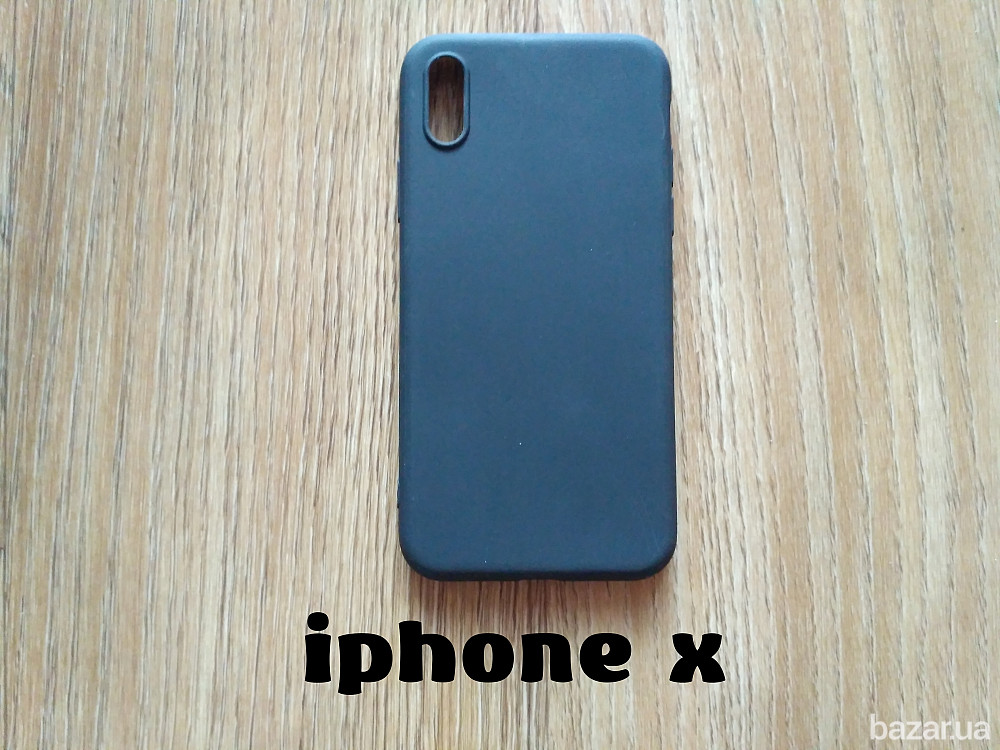 Чехол Бампер на iphone Х чёрный Борисполь - изображение 1