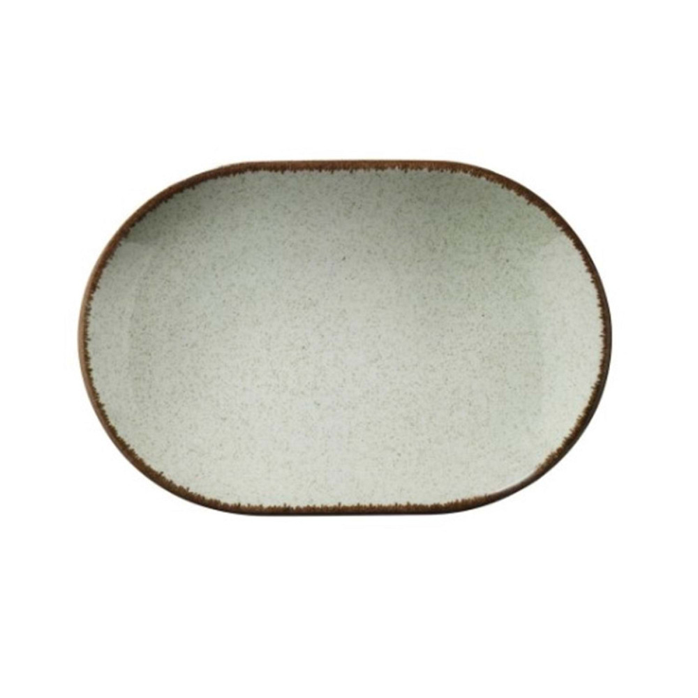 Блюдо овальна Colorx Kutahya Pearl CXOFD-32-KY-730-P-03 32 см зелена Київ - зображення 1