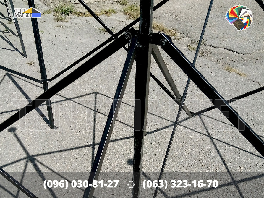 Намет 4.5х3.0 розсувний трансформер з міцним стальним каркасом. Шатри палатки розсувні виготовлення Запорожье - изображение 10