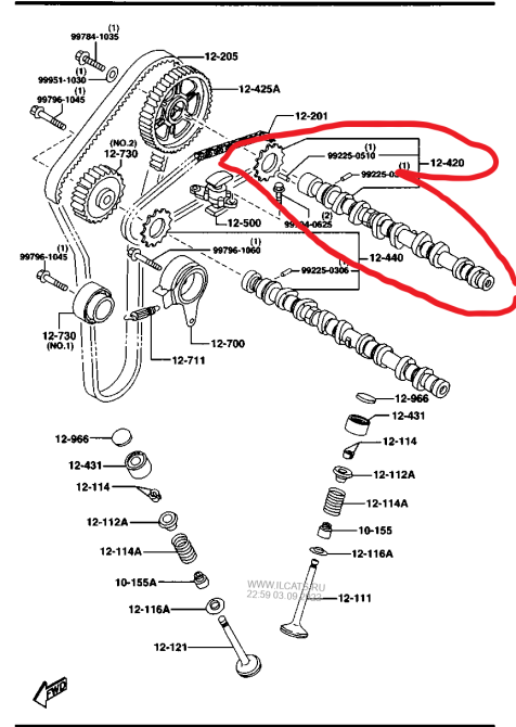 Z50112420A, Розподвал впускний Мазда 323 1.5, 16V, Z5, Mazda Z501421 Вінниця - зображення 2