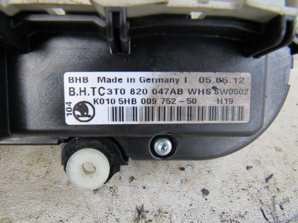 Блок управления климат-контролем Skoda Octavia A5 2006-2013 Ковель - изображение 1