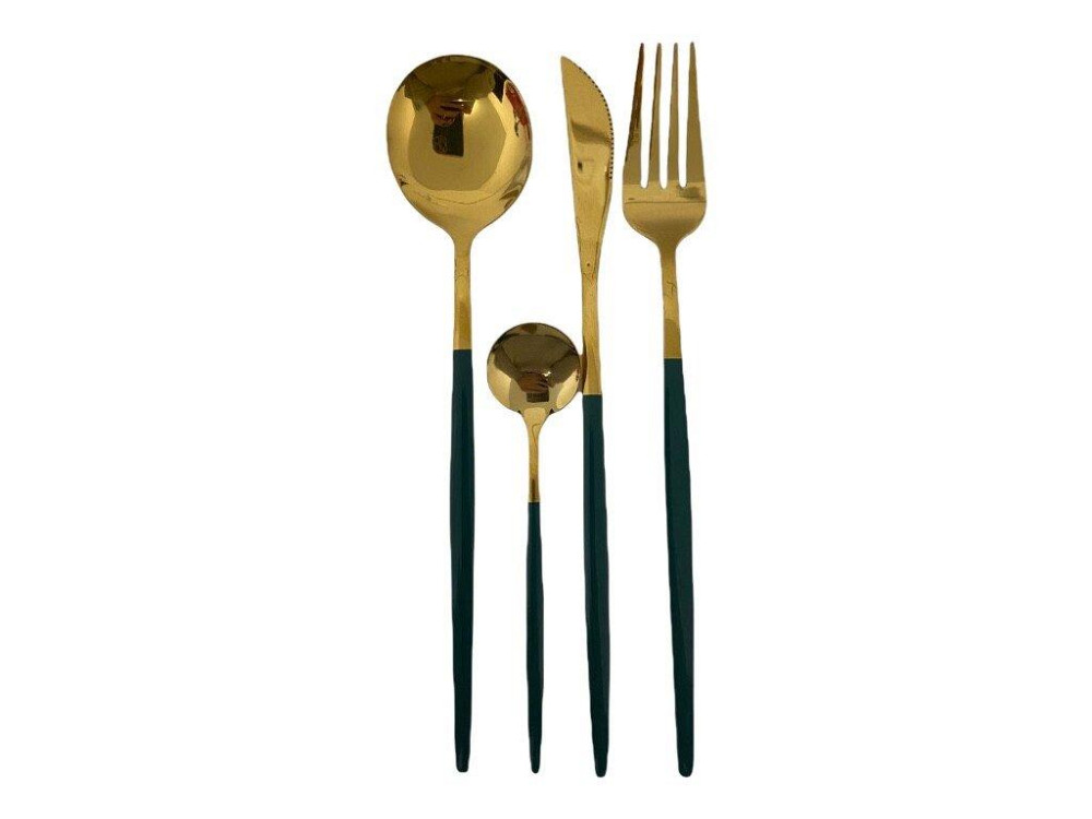 Набор столовых приборов Kitchen зелёный Київ - зображення 8