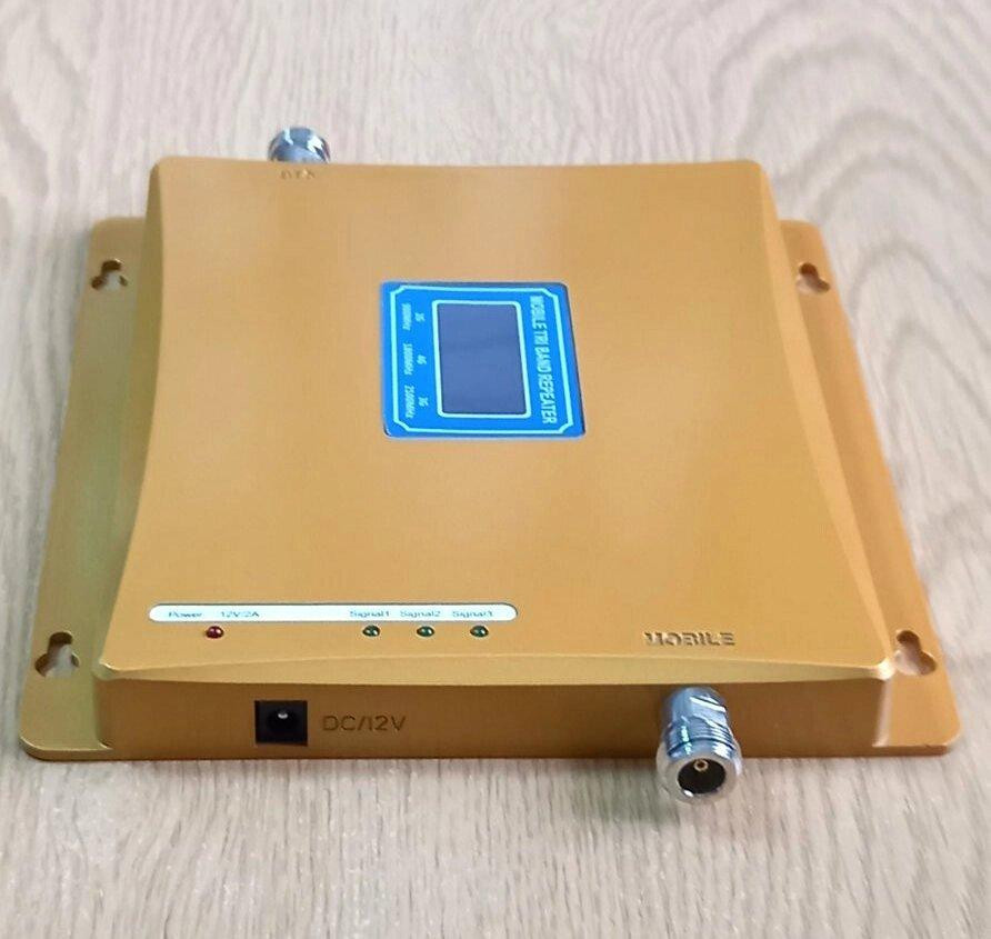 Усилитель мобильной связи трехдиапазонный 2G/3G/4G SL-1770-GDW 900/1800/2100 МГц, 300-400 кв. м. Дніпро - зображення 10