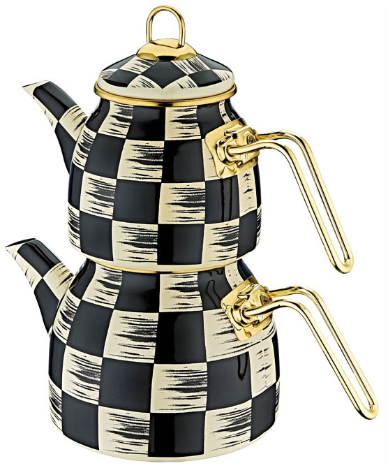 Набір чайників OMS 10810-Gold-Cream 2 шт золотистий Київ - зображення 1