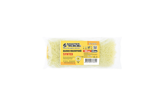 Валик малярный MASTERTOOL Sintex 30/100/12 мм Ø 6 мм 92-4104_Р Харків - зображення 3