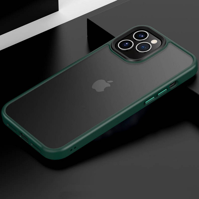 TPU+PC чехол Metal Buttons для Apple iPhone 12 Pro / 12 (6.1") Херсон - изображение 7