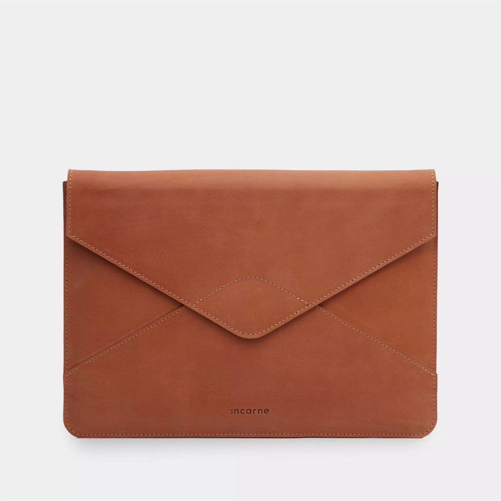 Чехол для ноутбука винтажный Incarne Message MacBook Pro 13" 2016-2025 message-cognac-vintage-pro-13 Київ - зображення 1