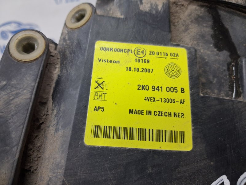 Фара левая галоген Volkswagen Caddy 2K 1.9 DIESEL BJB 2003 (б/у) Київ - зображення 9