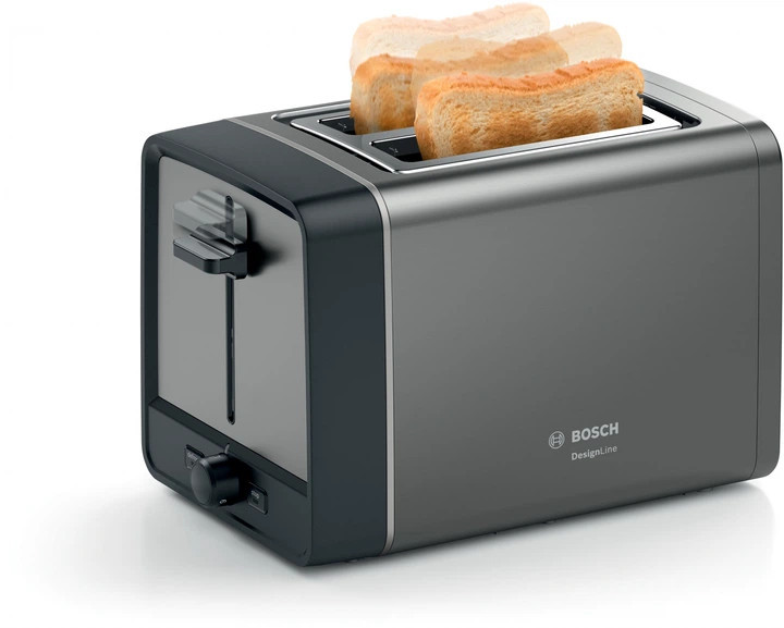 Тостер Bosch TAT5P425 970 Вт черный Київ - зображення 4