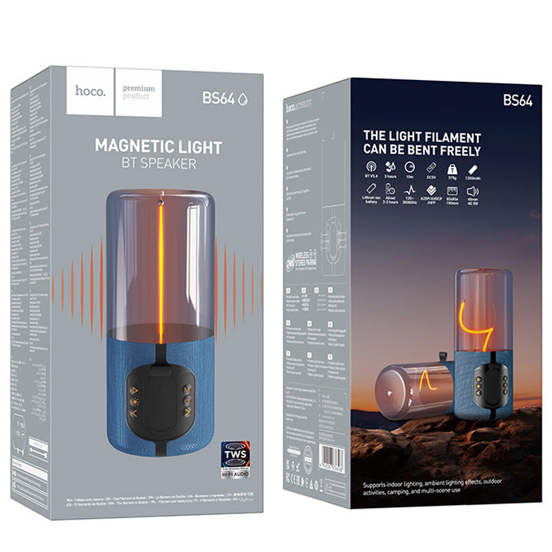 Bluetooth Колонка Hoco BS64 Rocker Херсон - зображення 4