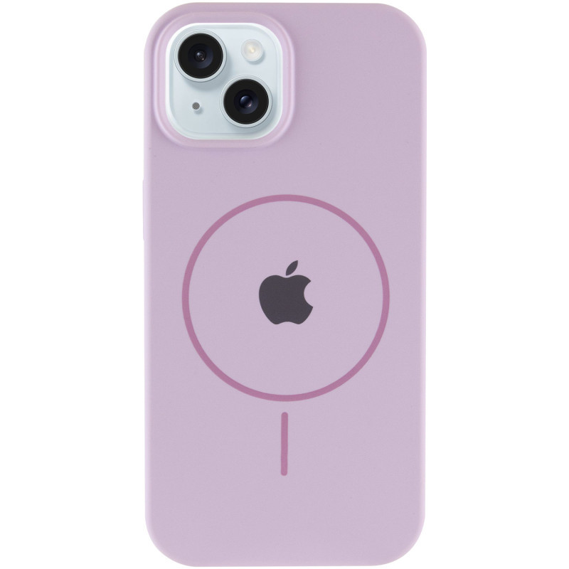 Чехол Silicone Case Full Protective (AA) with MagSafe для Apple iPhone 15 (6.1") Херсон - зображення 2
