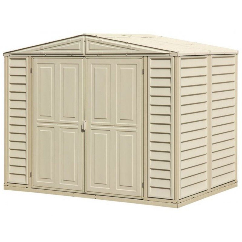 Сарай пластиковый Durate 240x163x186 см слоновая кость Київ - зображення 1