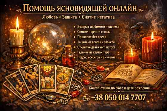 Консультация ясновидящей онлайн по фото. Днепр