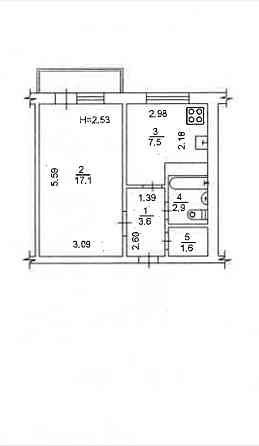 продажа 1-к квартира Киев, Святошинский, 33000 $ Київ