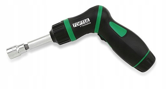 Набор торцевых головок и бит TOPTUL 1/4" с трещоточной отверткой GAAI5401 Харьков - изображение 3