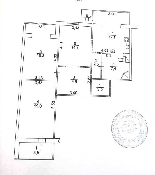 продажа 3-к квартира Киев, Дарницкий, 105000 $ Киев - изображение 3