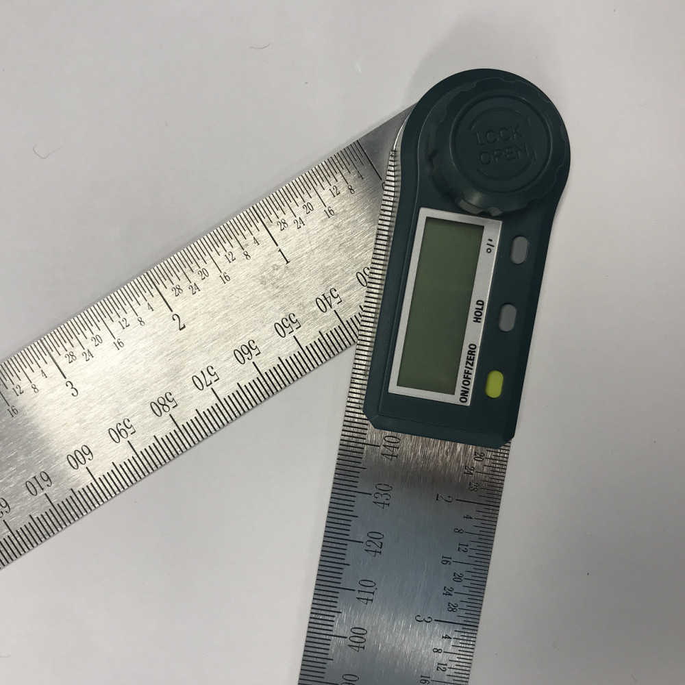 Электронный угломер с линейкой 500 мм PROTESTER 5423-500 Харків - зображення 5