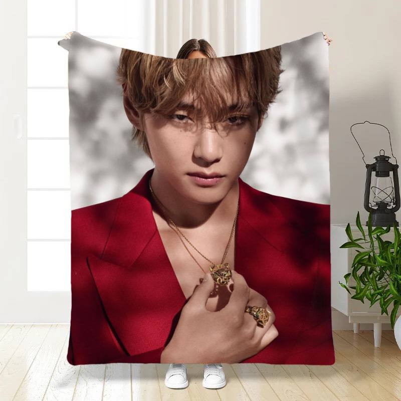 Плед 3D Kim Taehyung BTS 2940_B 13366 135х160 см Київ - зображення 1