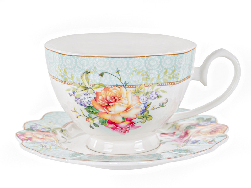 Чашка з блюдцем Lefard 165-312 250 мл 2 предмети Киев - изображение 1