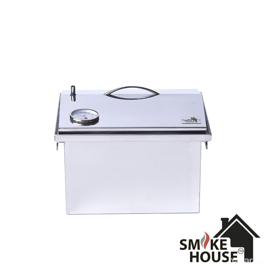 Коптильня из нержавейки SmokeHouse M DeLuxe с термометром Харків - зображення 10