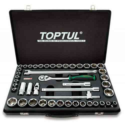 Комбинированный набор инструментов TOPTUL 1/2" (дюйм+метр.) 46ед. GCAD4601 Харьков
