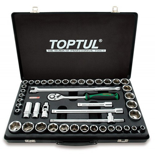 Комбинированный набор инструментов TOPTUL 1/2" (дюйм+метр.) 46ед. GCAD4601 Харьков - изображение 1