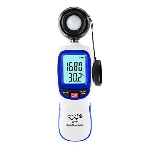 Цифровой люксметр + термометр 200000 Lux WINTACT WT81 Харків