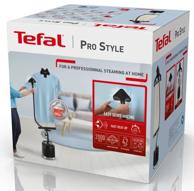 Отпариватель вертикальный Tefal Pro Style IT3480E1 2000 Вт черный Киев - изображение 2