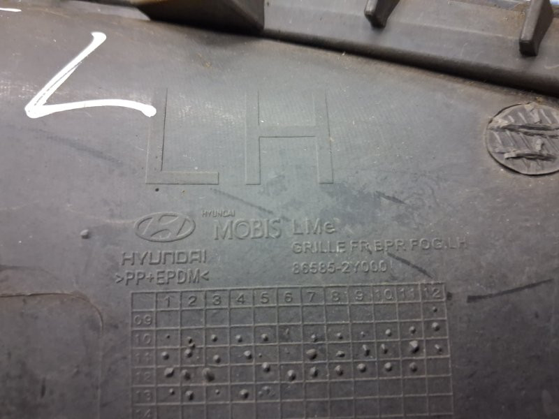 Решетка противотуманки левая Hyundai IX35 LM 1.7 DIESEL D4FD 2009 (б/у) Київ - зображення 3
