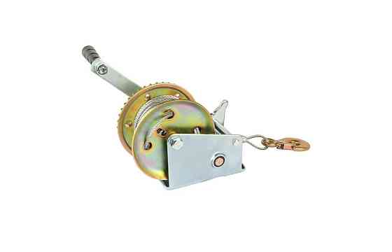 Лебедка барабанная MASTERTOOL 454 кг трос 10 м 86-8145 Харків