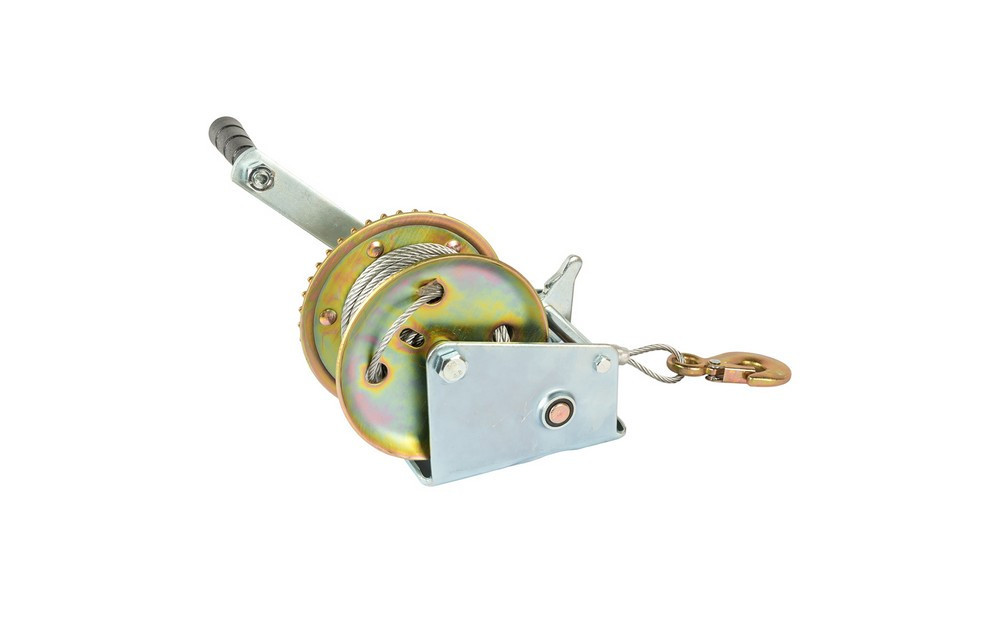 Лебедка барабанная MASTERTOOL 454 кг трос 10 м 86-8145 Харків - зображення 2