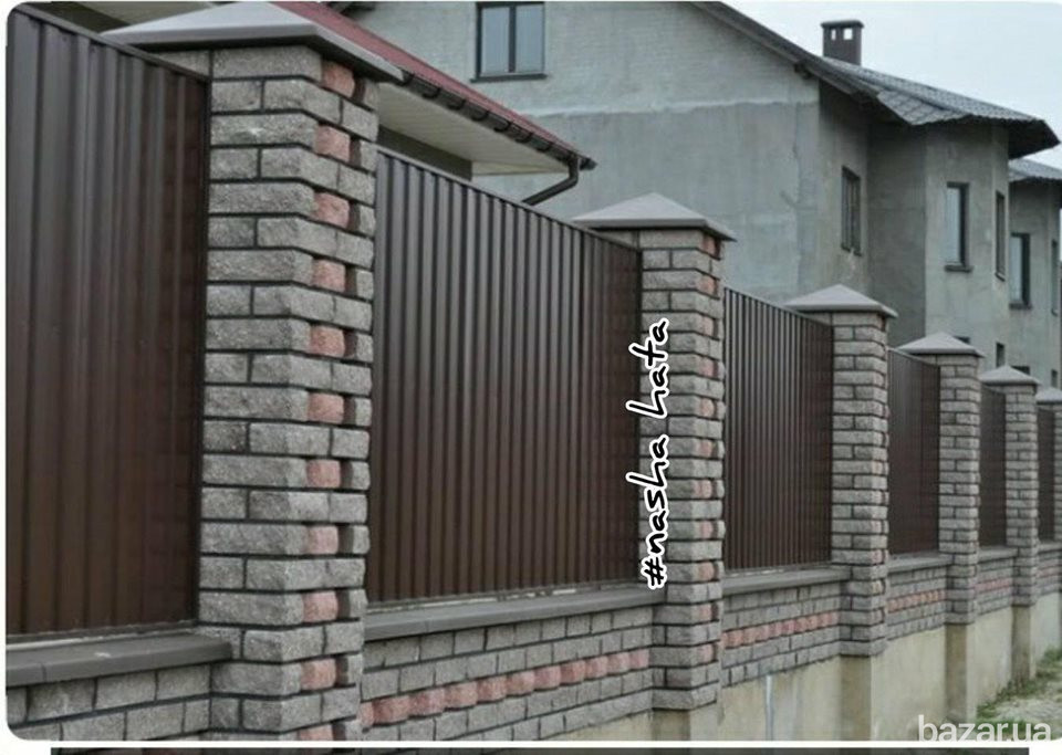 Паркан з профнастилу Ивано-Франковск - изображение 2