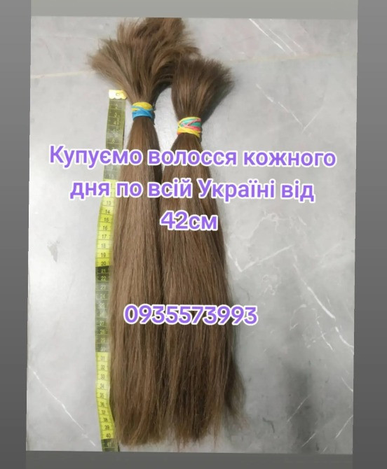 Скупка волосся в Києві та по всій Україні від 42см -0935573993 Днепр - изображение 1