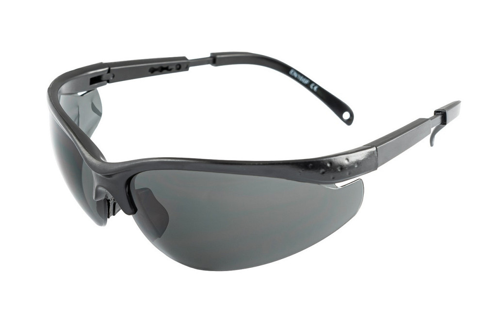 Очки открытые MASTERTOOL SPORTLINE GREY защита от царапин ANTI-SCRATCH регулируемые дужки 82-0001 Харків - зображення 1