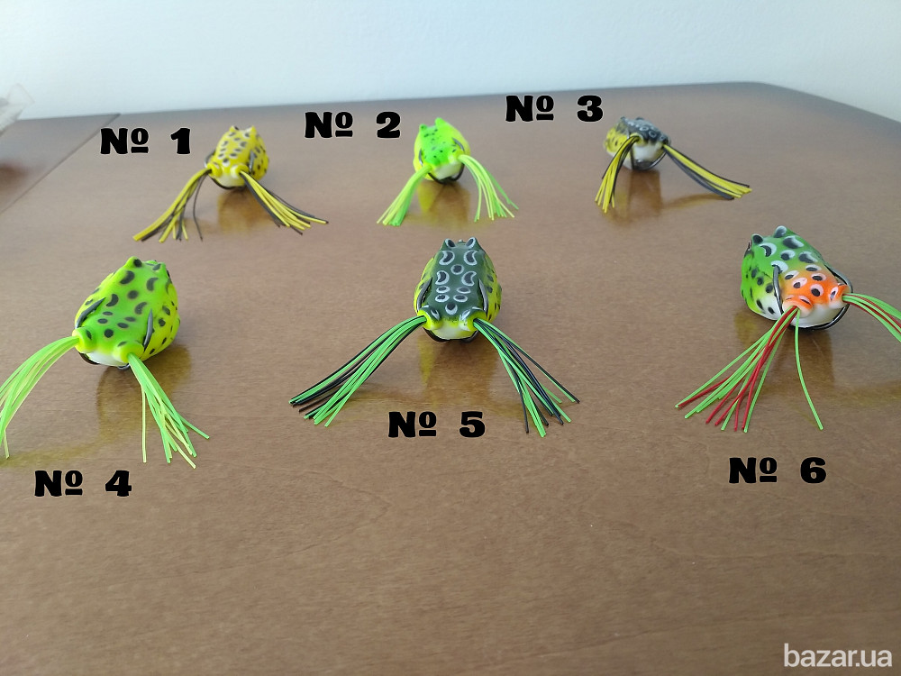 Лягушка воблер незацепляйка на щуку с хвостиком Бориспіль - зображення 3