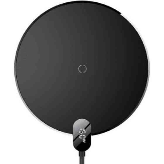 Бездротовий зарядний пристрій Baseus Digital LED Display Gen 2 Wireless 15W Charger Black (CCED00000 Харьков