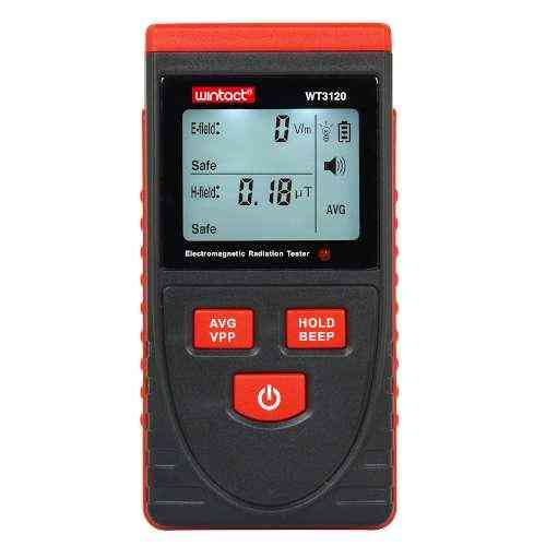 Детектор электромагнитного поля (1-1999В/м, 0.01-99,99μt) WINTACT WT3120 Харків