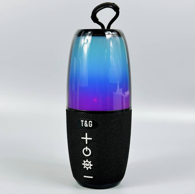 Колонка портативная Bluetooth T&G TG644 black черная Київ - зображення 5