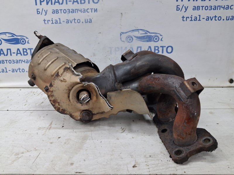 Коллектор выпускной с катализатором Hyundai Sonata NF 2.4 БЕНЗИН G4KC 2004 (б/у) Киев - изображение 3