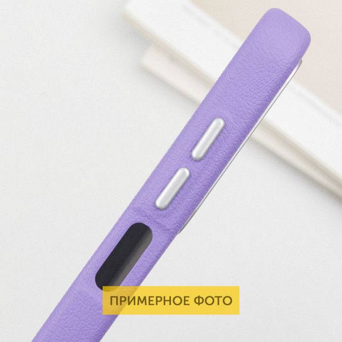 Кожаный чехол Leather Case Metal Buttons для Xiaomi Redmi 13C / Poco C65 Херсон - зображення 5